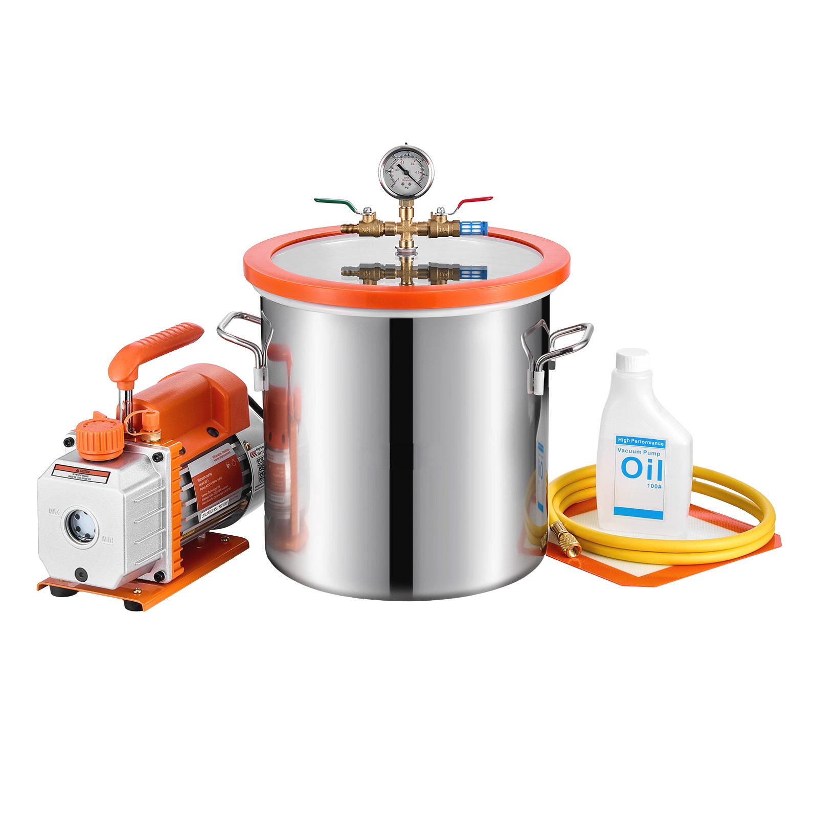 Vacuum Degassing Chamber 3 Gallon Pump - SucceBuy Camera per vuoto da 3