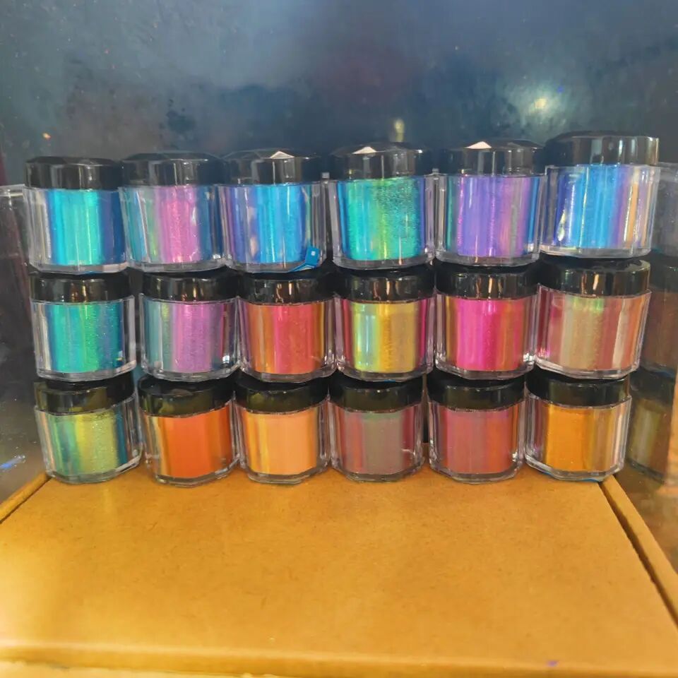Mica Powder Pigment Metallic Color Epoxy - Polvere di Mica del cambio di