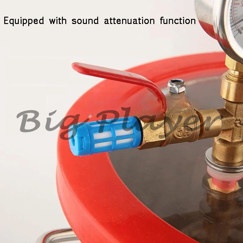 Vacuum Chamber Stainless Steel Acrylic Lid - Barile antischiuma sottovuoto per camera di