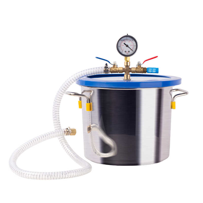 Vacuum Chamber Stainless Steel Acrylic Lid - Barile antischiuma sottovuoto da 6 galloni