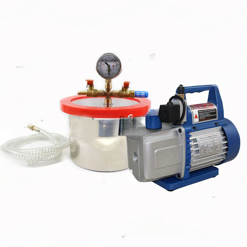 Vacuum Chamber Stainless Steel Acrylic Lid - Camera di degasaggio 3L in acciaio