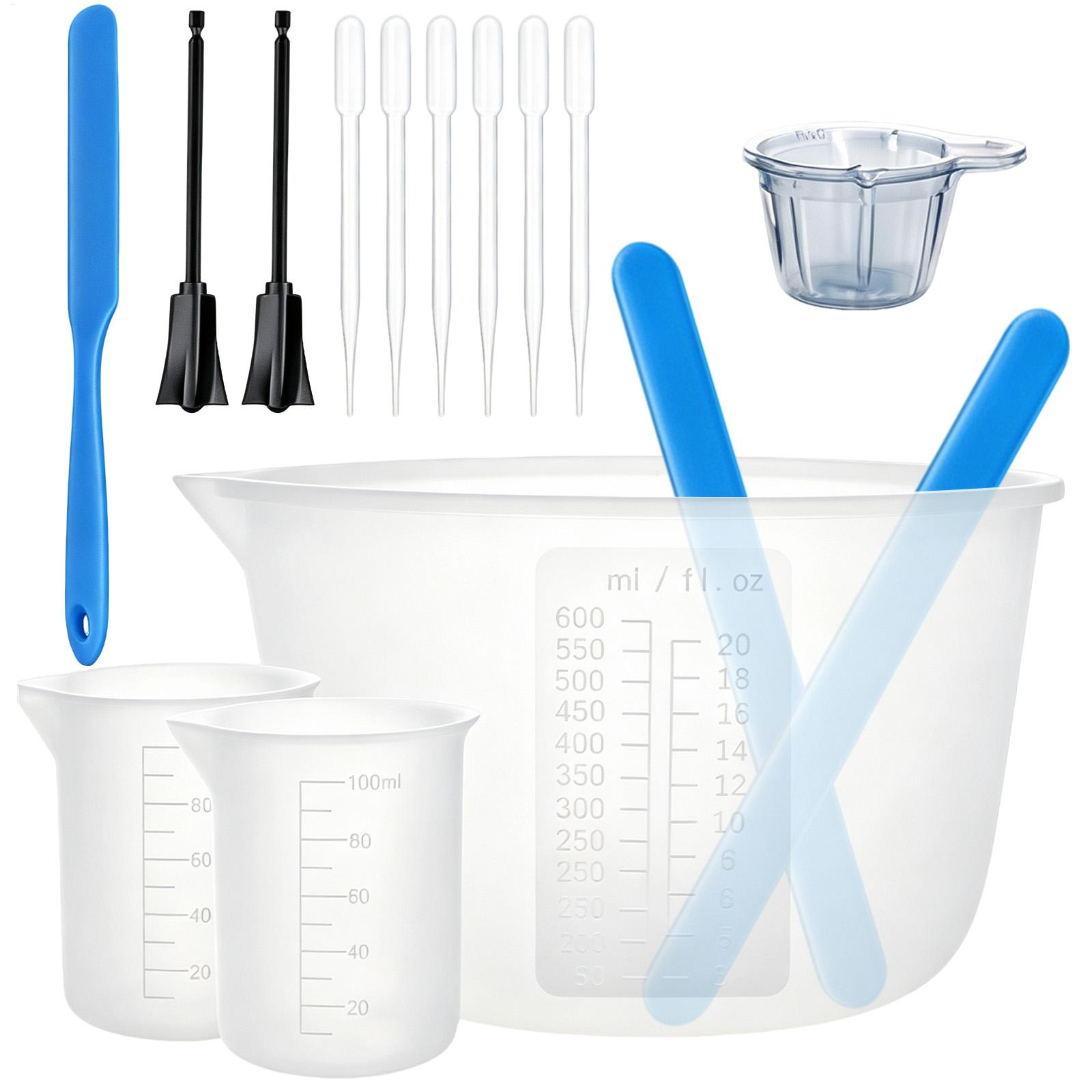 Kit di strumenti per misurare  - Resin Mixing Cups Silicone Reusable Graduated recensione e prezzo