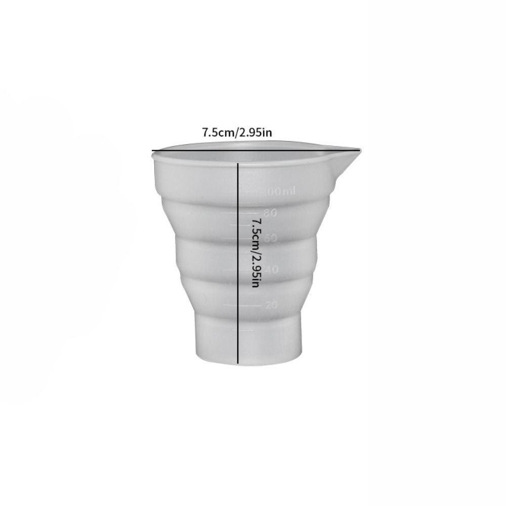 Bicchiere dosatore pieghevole  - Resin Mixing Cups Silicone Reusable Graduated recensione e prezzo