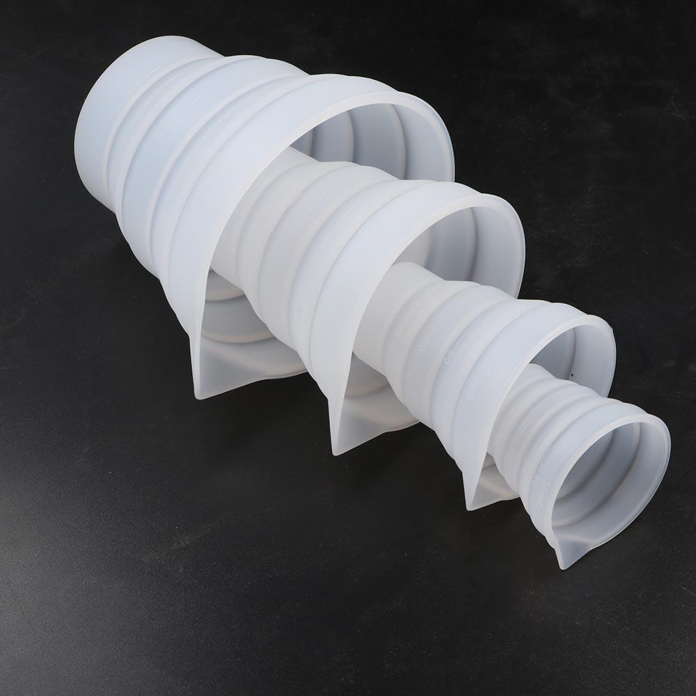 Bicchiere dosatore pieghevole  - Resin Mixing Cups Silicone Reusable Graduated recensione e prezzo