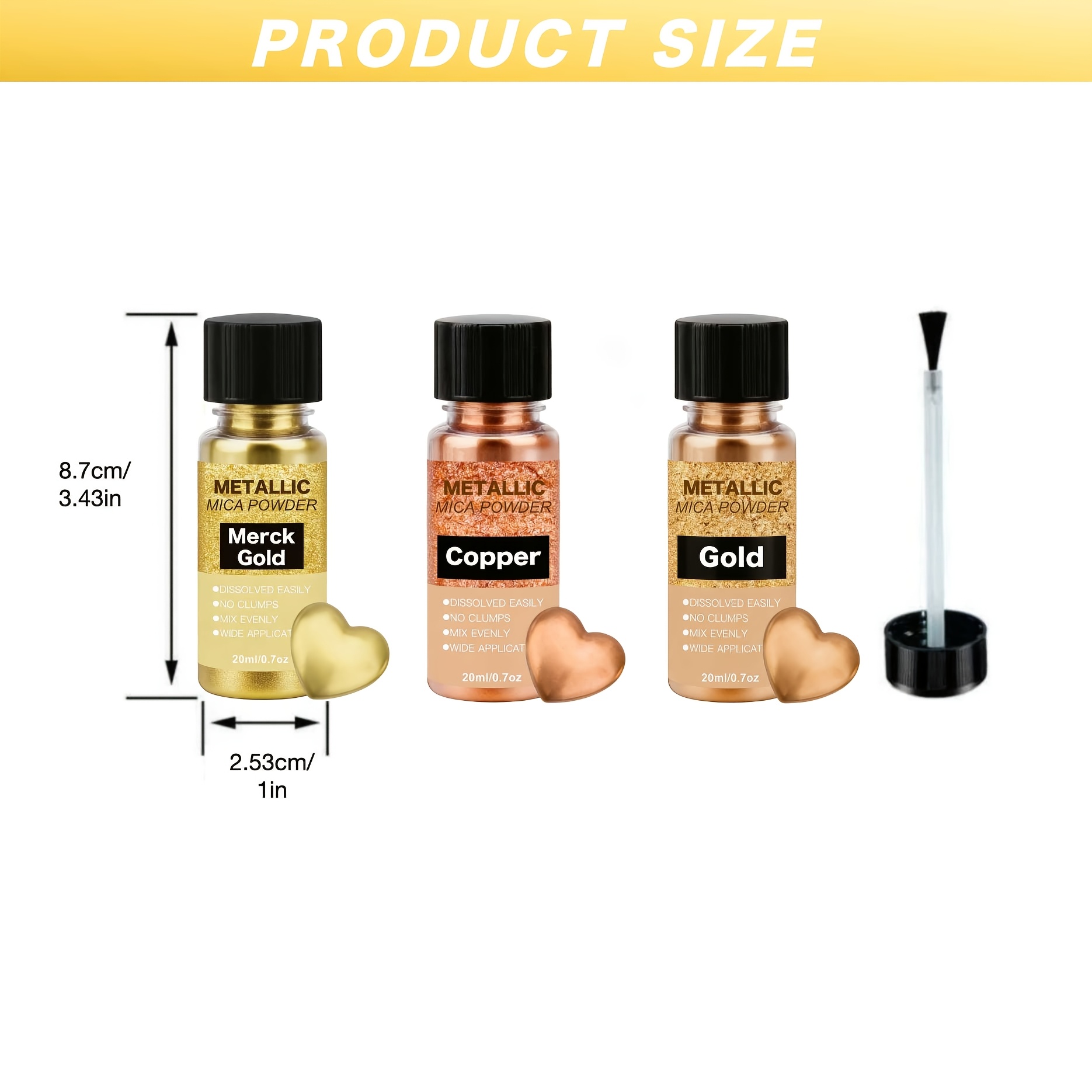 Polveri colorate, polveri con  - Mica Powder Pigment Metallic Color Epoxy recensione e prezzo
