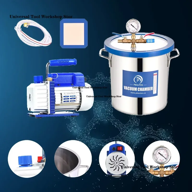 Pompa per vuoto da 4CFM e Kit  - Vacuum Degassing Chamber 3 Gallon Pump recensione e prezzo