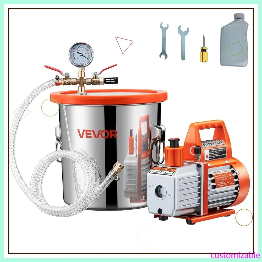 Kit Camera a Vuoto da 3 Gallon - Vacuum Degassing Chamber 3 Gallon Pump recensione e prezzo