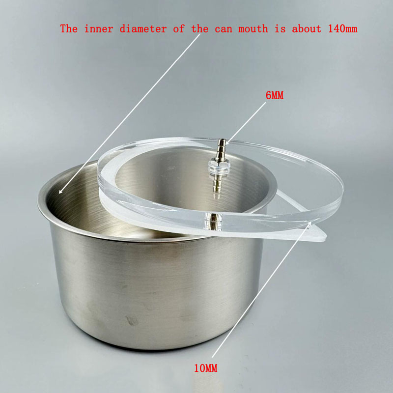 Camera di degasaggio sottovuot - Vacuum Chamber Stainless Steel Acrylic Lid recensione e prezzo