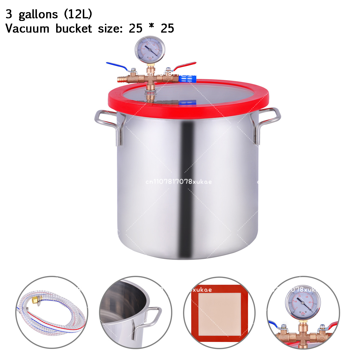 Barile antischiuma sottovuoto  - Vacuum Chamber Stainless Steel Acrylic Lid recensione e prezzo