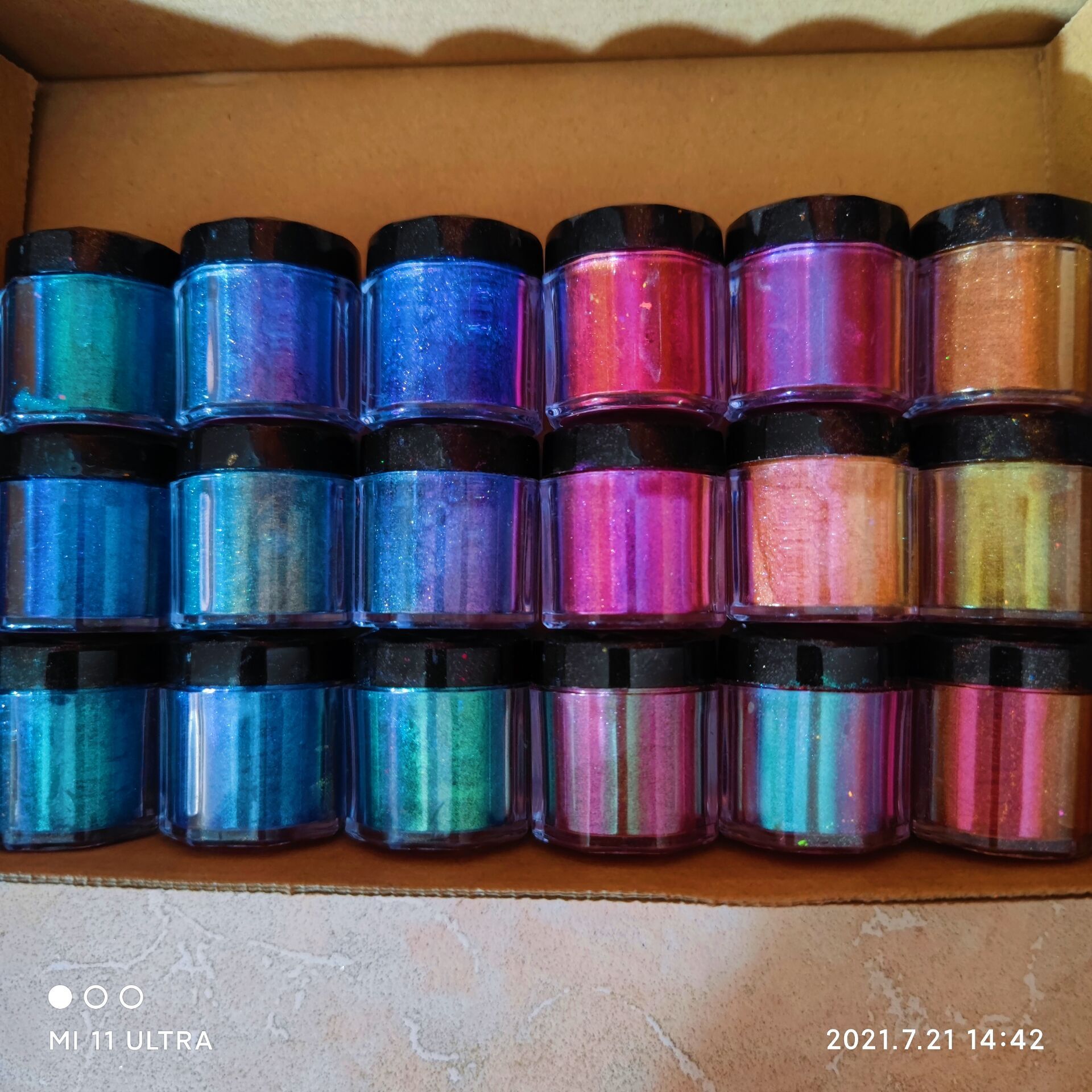 Polvere di Mica del cambio di  - Mica Powder Pigment Metallic Color Epoxy recensione e prezzo