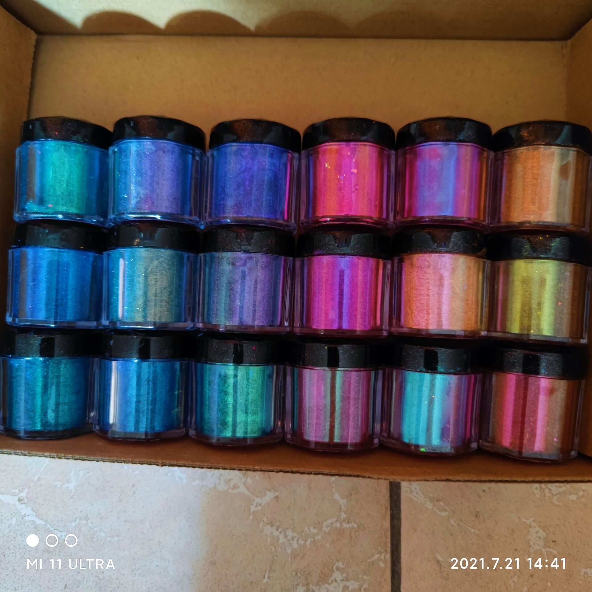 Polvere di Mica del cambio di  - Mica Powder Pigment Metallic Color Epoxy recensione e prezzo
