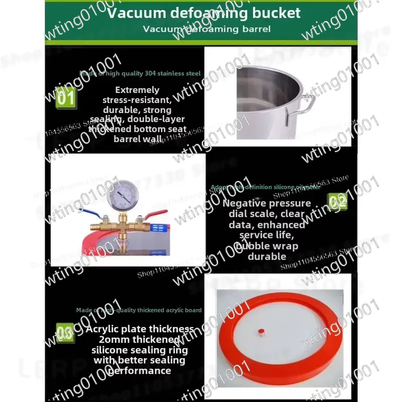 Camera di degasaggio sottovuot - Vacuum Chamber Stainless Steel Acrylic Lid recensione e prezzo