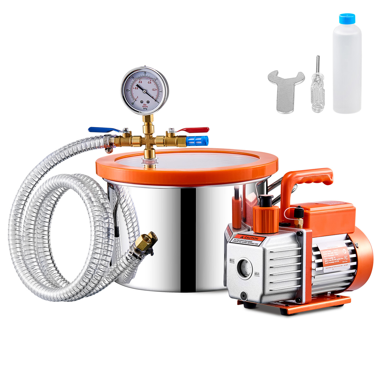 SucceBuy Camera per vuoto da 1 - Vacuum Degassing Chamber 3 Gallon Pump recensione e prezzo
